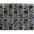 thumbnail image 4 of oneOone Georgette Viscose Fabric Leaves & Floral Block Printed Craft Fabric BTY 42 Inch Wide, 4 of 4