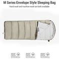 thumbnail image 4 of 0 Degrees Cold Resistant Double Persons Sleeping Bag with Left Right Zippers,  Shaping Cotton, 210T Chunya Fabric, Breathable & Soft & , for Camping, Split  Use for, 4 of 6