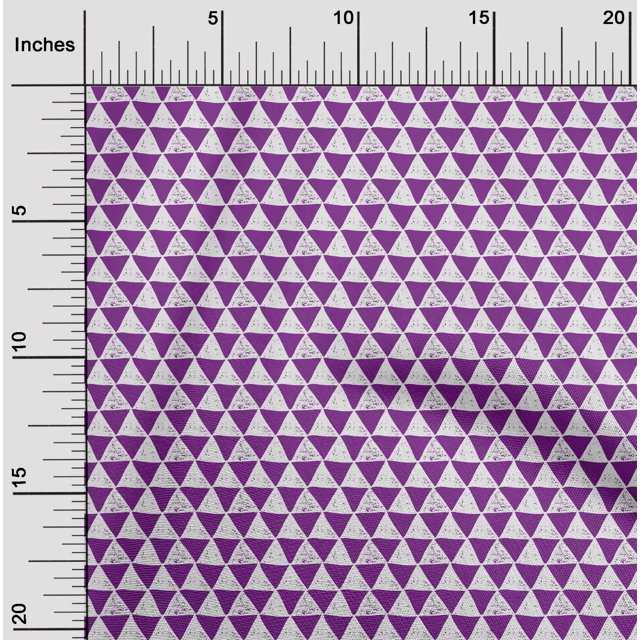 oneOone Viscose Jersey Fabric Geometric Block Print Fabric BTY 60 Inch Wide
