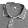 thumbnail image 3 of BLCHUNen Chandails d'Automne pour Hommes Légers à Enfiler Col Rabattu Coupe Ajustée Décontractés d'Entraînement Sport Manches Longues, 3 of 7