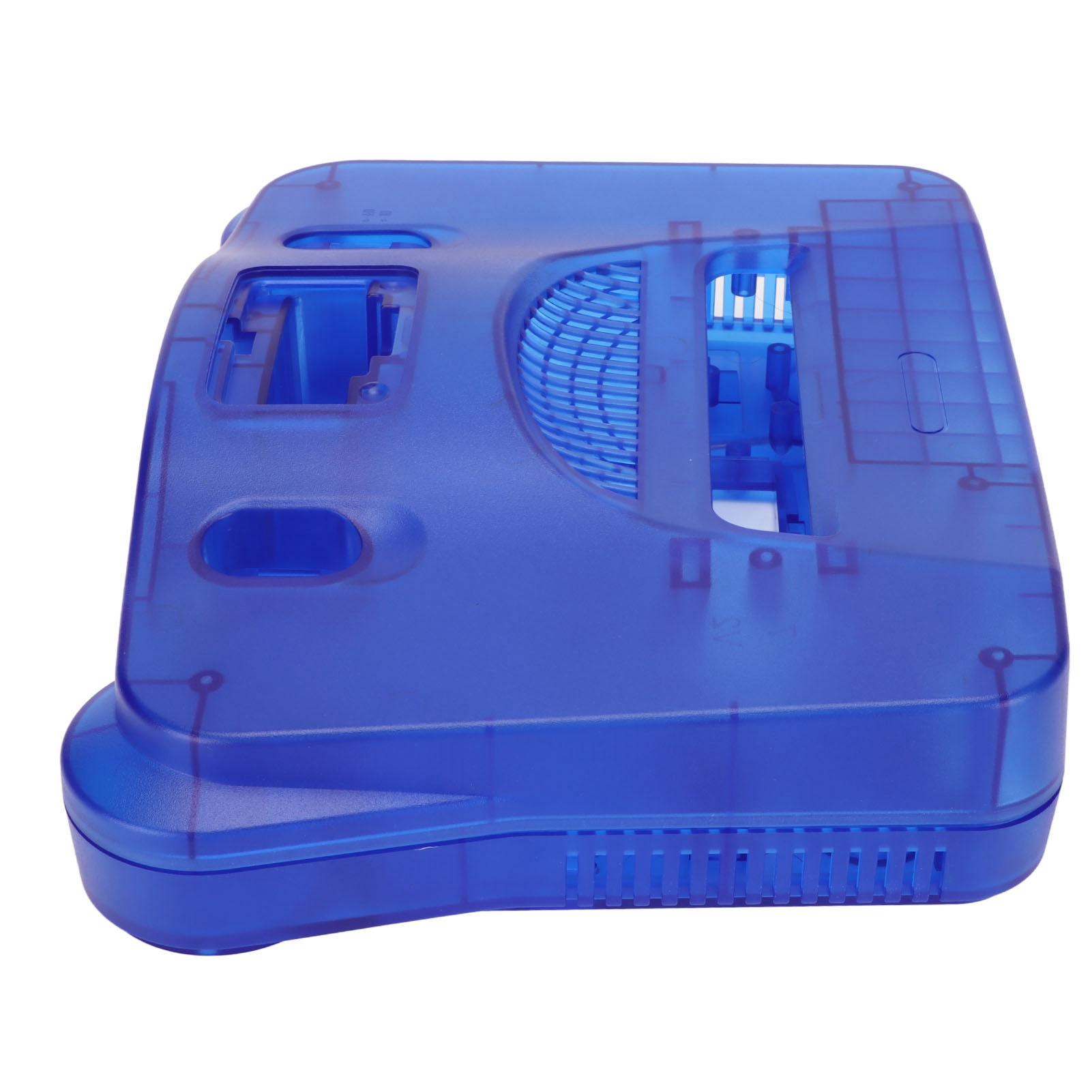 Coque de Console de Jeu Vidéo, Étui de Remplacement Rétro Protecteur Installation Facile Translucide Bleu Résistant aux Taches pour Console de Jeu Vidéo Rétro
