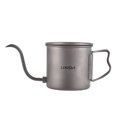 thumbnail image 1 of 400 ml pour-Over Kettle Col de Cygne Café Kettle Ti Poignée Pliante Eau Kettle avec Couvercle, 1 of 8