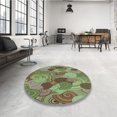 thumbnail image 4 of Ahgly Tapis Rectangulaire Lavable en Machine Intérieur Transitionnel Chêne Brun, 7 Pieds x 10 Pieds, 4 of 7