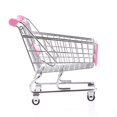 thumbnail image 4 of Pink Mini Shopping Cart Supermarket Handcart Trolley With Children Toy Size M, 4 of 8