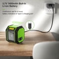 thumbnail image 2 of Huepar Outils d'Auto-nivellement de Niveau Laser à Ligne Croisée à Faisceau Vert avec Batterie Li-ion FC011G, 2 of 9