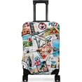 thumbnail image 1 of Luggage Cover Protector Travel Suitcase Covers Protective Skin for Carry On Baggage Fit 18-20 Inch Luggage, 1 of 5