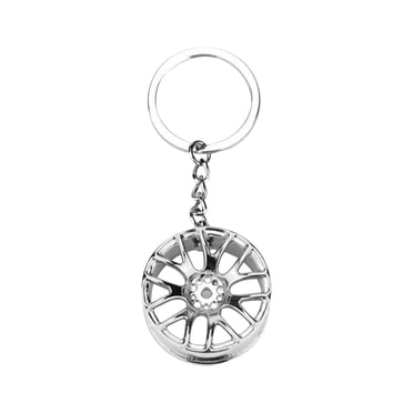 EGNMCR Décoration de Pièce, Décoration de Maison s'Adapte Porte-Clés de Jante de Roue Pièce Auto Porte-Clés de Voiture Anneaux de Porte-Clés Décors Porte-Clés Commémoratif
