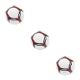thumbnail image 2 of maskred PVC Durable Soccer Ball Official Size - Wide Range Of Applications Training Wear Resistant Portable Newest Soccer thicked white type 4 3Set, 2 of 6