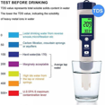 thumbnail image 2 of Pool Salt Tester, Digital Salinity Meter, High Accuracy 5 In 1 Salinity Tester For Salt Water,IP67 W, 2 of 5