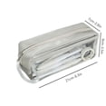 thumbnail image 2 of Tyidzon Clear Pencil Pouch Large Capacity Pencil Case Pouch for Offices, Travel, Work, Easy Storage Stationery, Documents, Small Items, 2 of 2