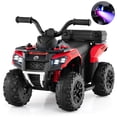thumbnail image 1 of Gymax VTT pour Enfants 6 V avec Musique et Fonction de Pulvérisation, Port USB, Boîte de Rangement, Voiture Jouet, Rouge, 1 of 10