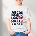 thumbnail image 2 of Chandails pour Filles Col Rond Imprimé Filles T-Shirts à Manches Courtes Été Vêtements Fillette Chandails Fille 3-4 Ans Mode Filles, 2 of 4