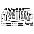 thumbnail image 4 of Fits 2007-2018 Jeep Wrangler JK Tuff Country Lift Kit Suspension 44002 4 Inch Front Lift; 4 Inch Rear Lift; Without Shock Absorbers In Kit - Shock Change Necessary; Black Components, 4 of 4