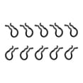 thumbnail image 2 of jinwen 10 Pieces Brake Pad Cotter Pin Calipers Fixing Snap Sp Clips Clamps Black, 2 of 9