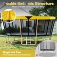 thumbnail image 4 of Gymax 16 FT Outdoor Trampoline w/Non-Slip Ladder Enclosure Net & Anti-Rust Coating, 4 of 10