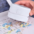 thumbnail image 1 of YHDSYY Big Sale! Desktop Vacuum Cleaner Mini Desktop Duster Computer Keyboard Car Vacuum Cleaner Gift Suitable For Home School Office USB Rechargeable Clearance Sales Today Deals Prime, 1 of 6