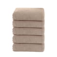thumbnail image 1 of 5pc Velvet Towel Plain Face Towel Soft Absorbent Face Wash Ah Face Towel, 1 of 8