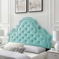 thumbnail image 1 of Modway Diana Tufted Performance Velvet King/California King Headboard in Mint, 1 of 11