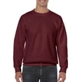 thumbnail image 1 of Gildan Chandail Molletonné à Col Rond pour Homme, Style G18000, Bordeaux, Très Grand, 1 of 5