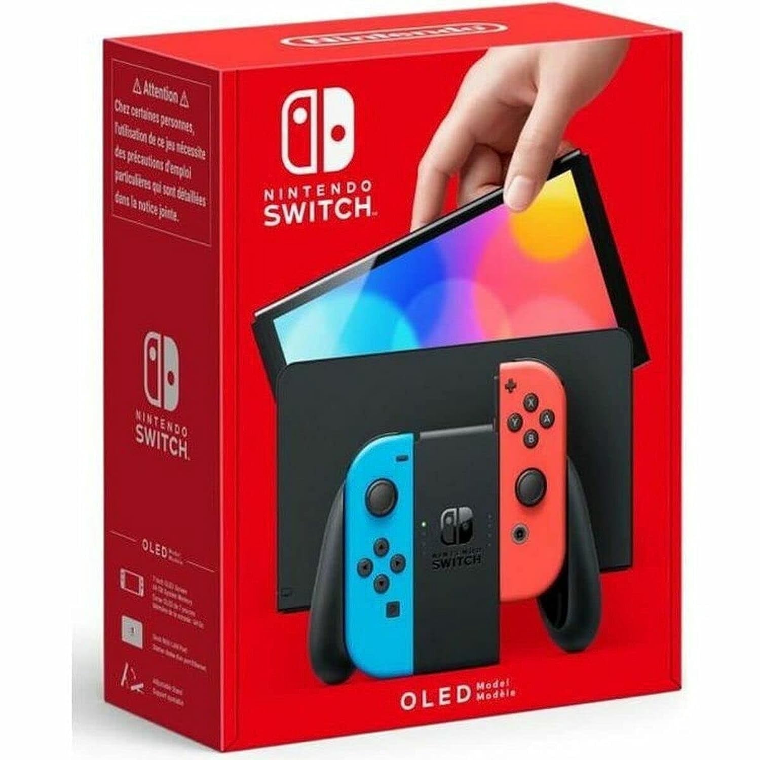 Nintendo Switch - OLED Model - Neon Blue/Neon Red (JP) (Switch