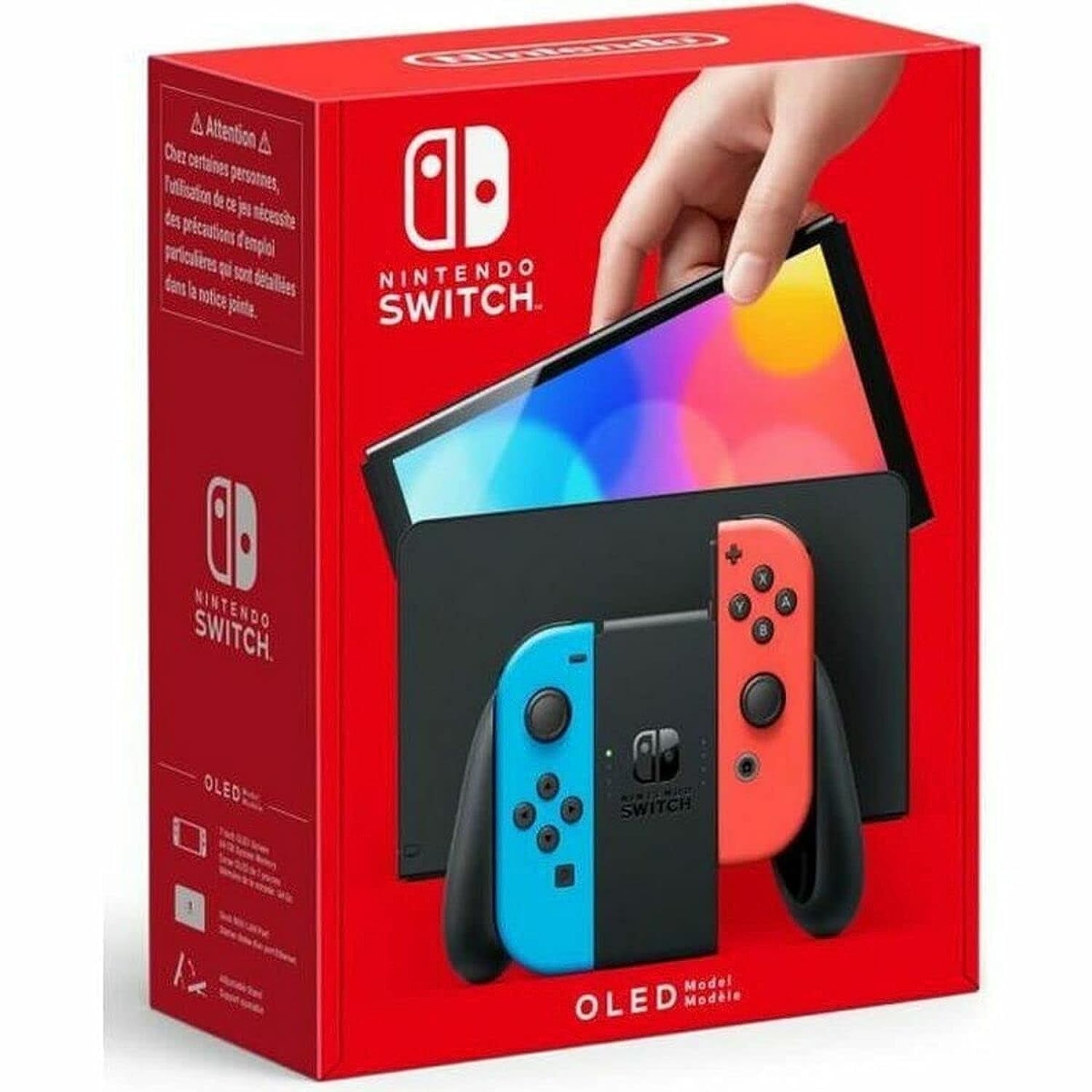 Nintendo Switch - OLED Model - Neon Blue/Neon Red (JP) (Switch