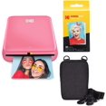 thumbnail image 1 of KODAK Step Instant color Photo Printer with BluetoothNFc Zink Technology KODAK App for iOS Android (Pink) go Bundle, 1 of 7
