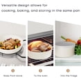 thumbnail image 4 of Caannasweis 11 Piece Stackable Nonstick Cookware Set, Aluminum, Beige, 4 of 7