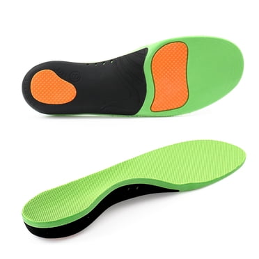 Okaka Semelle de Soutien Robuste Soulagement de la Douleur au Talon Insert Orthopédique à Voûte Plantaire Élevée pour Pieds Plats Insert de Chaussure Hommes et Femmes G