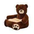 thumbnail image 2 of ZheElen Seating Experience With Chair Plush Stuffed Seat For Kids Durable Structure dark brown, 2 of 6