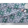 thumbnail image 2 of Soimoi Viscose Chiffon Fabric Check & Geometric Print Fabric by The Yard 42 Inch Wide, 2 of 5