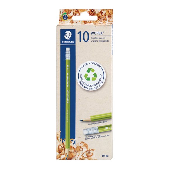 Crayons graphite WOPEX #2 (HB) de Staedtler