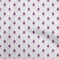 thumbnail image 1 of oneOone Georgette Viscose Purple Fabric Asian Ikat Craft Projects Decor Fabric Printed by The Yard 42 Inch Wide, 1 of 4