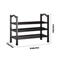 thumbnail image 3 of EGNMCR Shoe Rack Shoe Rack Storage Cabinet Triplex Shoe Rack For Daily Use For Bedroom Closet Entryway Bedroom Shoe Rack, 3 of 6