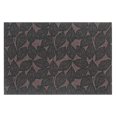 thumbnail image 1 of Poly-Linen Printed Placemat Leave Green - Set of 12, 1 of 3