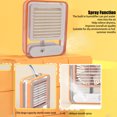 thumbnail image 4 of Desktop Cooling Fan, Usb Charging Relieve Dryness Table Air Cooler Orange  For Household, 4 of 8