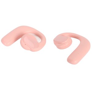 Ecouteurs sans fil, oreille ouverte 16 Mm haut-parleurs Sports Eombuds avec étui de recharge pour l'extérieur pour appels rose
