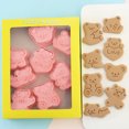 thumbnail image 3 of Agiferg Moule à Biscuits Ours Dessin Animé 3d Tridimensionnel Pressage Moule à Biscuits en Plastique Outil de Cuisson pour Fondant, 3 of 8