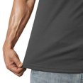 thumbnail image 4 of asjyhkr Mens Workout Compression T Shirts Ribbed V Neck Short Sleeve Tops Summer 2025 Gym Athletic Running Tees, 4 of 9