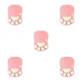 thumbnail image 2 of relayinert Stylish Cat Paw Gaming Mouse Mat Wrist Protection Non-slide Base Safe Cute DS-017 red plum 5Set, 2 of 6