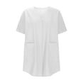 thumbnail image 4 of Plebaso Womens Plus Size Cardigan Short Sleeve Summer Cardigans Open Front Casual Blouses with Pockets, 4 of 7