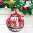 thumbnail image 1 of Suncoda Holiday Ball, Holiday Ball Ornament Tree Ornament, 2.8 Inch Multi-Style Holiday Light Bulb Ornament Holiday Tree Ornament Tree Dress Family Party Holiday Ornament, 1 of 6
