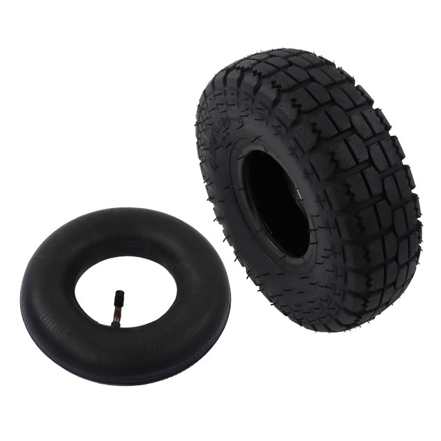 Tire Tube Set, 4.10/3.50-4in Tire Versatile Exact Fit All Purpose For Lawn Mowers For Snow Blowers For Hand Trucks