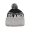 thumbnail image 1 of City Caps Bonnet 2 Tons avec Pompons - Los Angeles - Noir/gris, 1 of 2