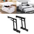 thumbnail image 4 of Adjustable Heavy Duty Lift Up Hydraulic Hinge, 2PCS Top Lifting Frame, For Home Mechanism Hardware Furniture Lifting Tool Coffee Table, 4 of 8