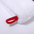 thumbnail image 4 of 20 Inches Monogram Christmas Stockings Red Velvet with White Super Soft Plush Cuff Embroidered  Stockings, 4 of 6