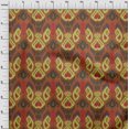 thumbnail image 3 of oneOone Georgette Viscose Fabric Swirl & Paisley Ikat Fabric Prints By Yard 42 Inch Wide, 3 of 4