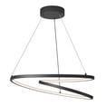 thumbnail image 1 of Artika Salto Modern LED Pendant Light Fixture, Black, 1 of 5