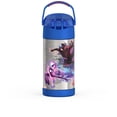thumbnail image 3 of Thermos Kids Bouteille d'eau isolée sous vide avec paille rabattable, 355 ml, Spiderman, 3 of 5