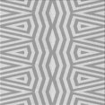 thumbnail image 1 of Ahgly Tapis de Zone Carré Transitionnel Gris Canon Lavable en Machine, 8 Pieds Carré, 1 of 7