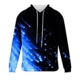 thumbnail image 3 of Penkiiy Chandails à Capuchon Graphiques Colorés Unisexes Impression 3D Chandail Cool Design Cool avec Poche pour Hommes et Femmes TP Bleu, 3 of 4